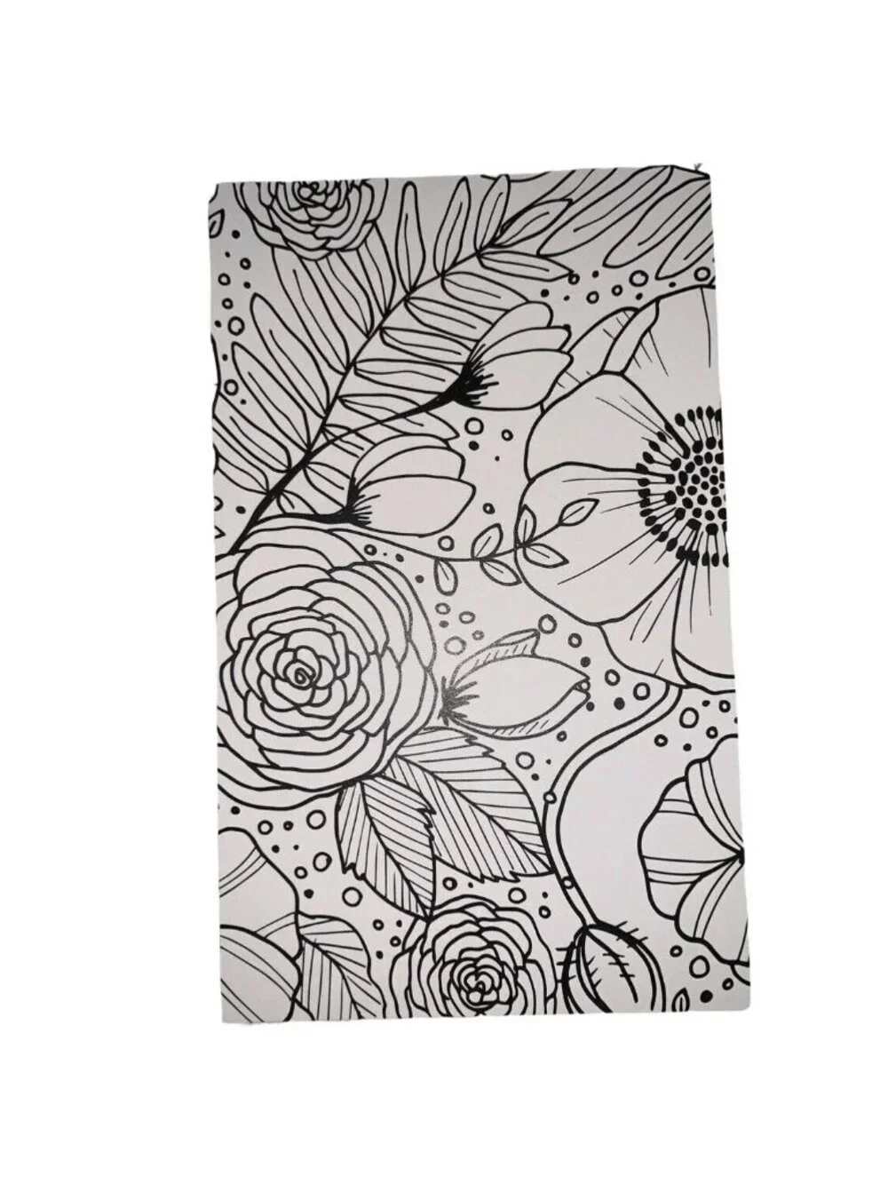 LimeLife Dashboard A5 Black White Coloring Cahier Travelers Notebook Insert
